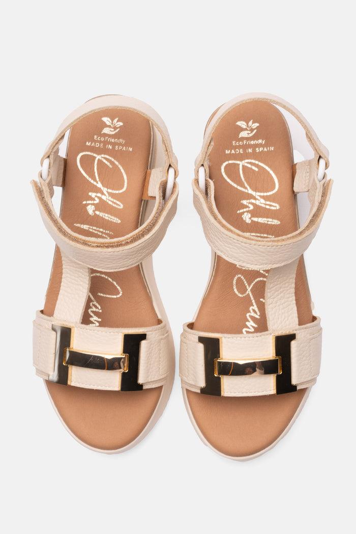 Oh My Sandals Sandalia Mujer Piel Vania Hielo