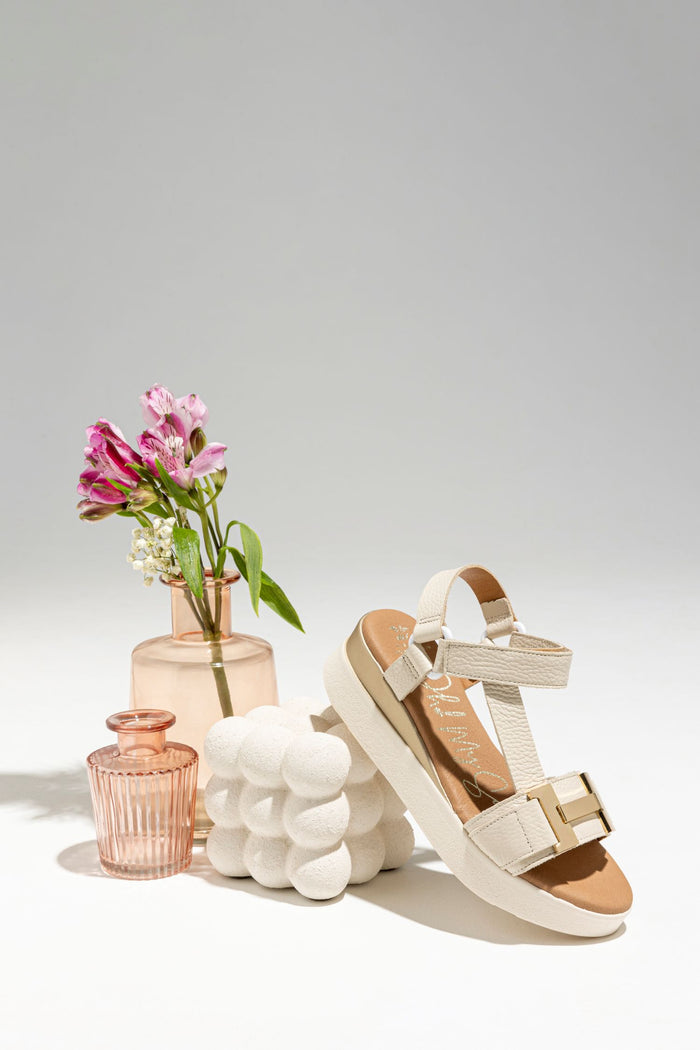 oh my sandals Sandalia Mujer Piel Vania Hielo