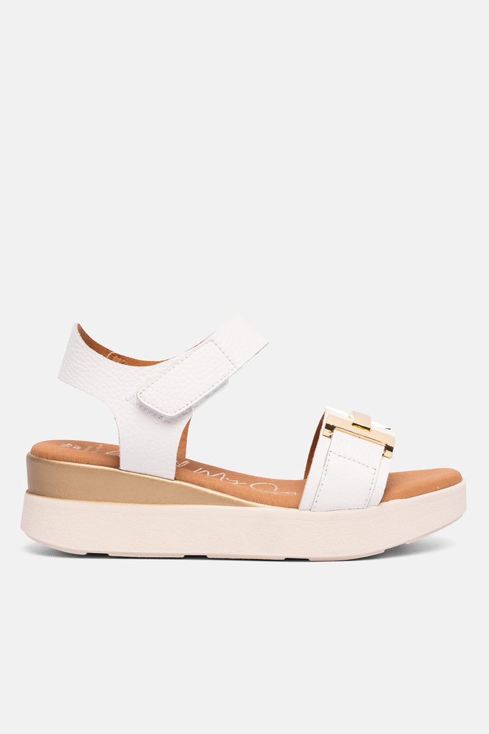 Oh My Sandals Sandalia Mujer Piel Vega Blanco