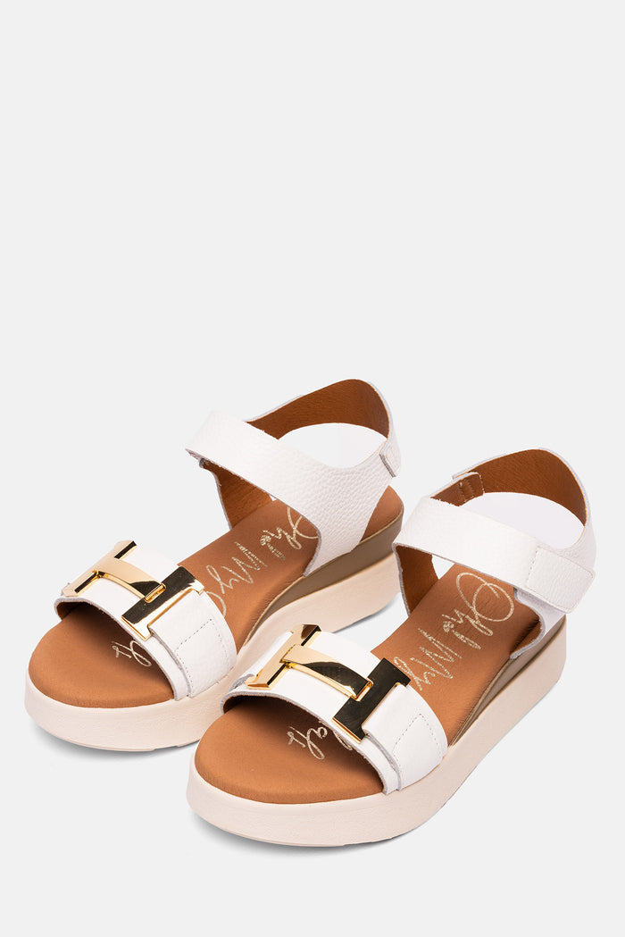 Oh My Sandals Sandalia Mujer Piel Vega Blanco