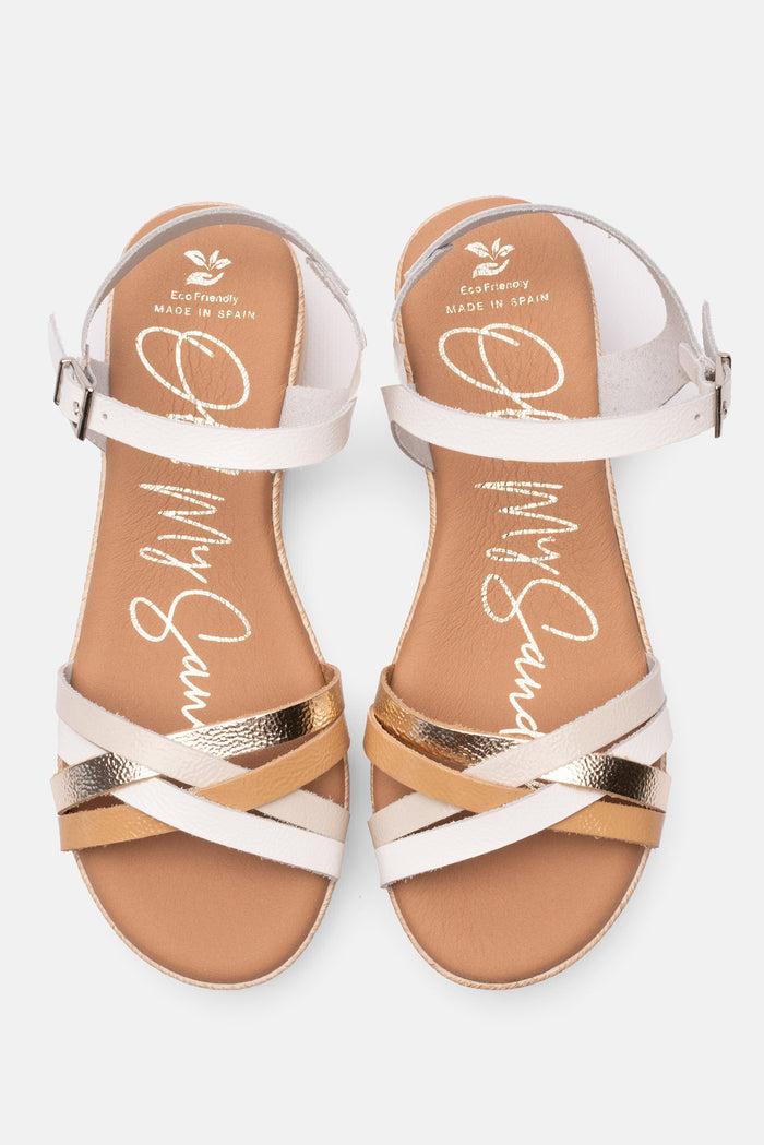Oh My Sandals Sandalia Mujer Piel Zara Blanco