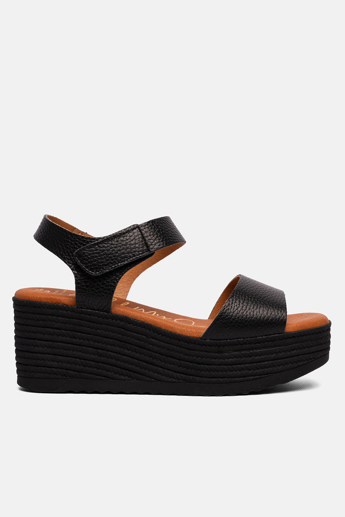 Oh My Sandals Sandalia Mujer Piel Zulema Negro