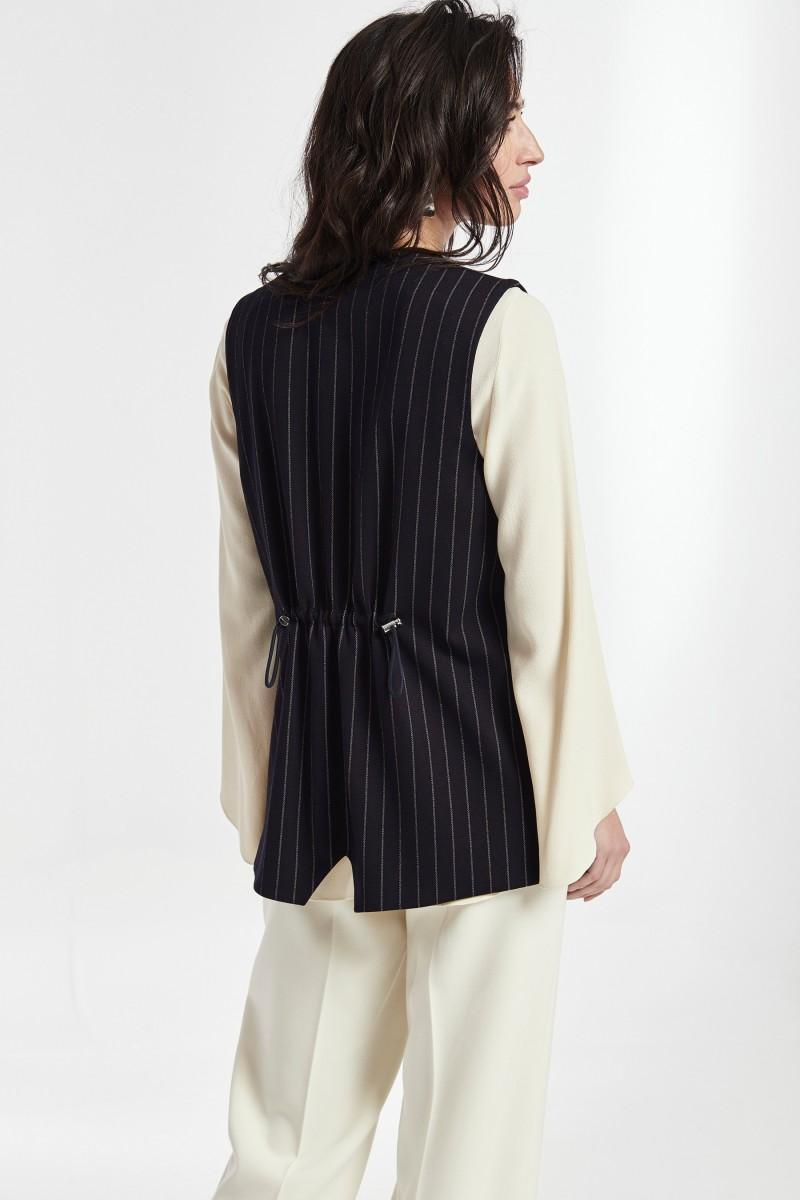 Oky Coky CHALECO LEVAS LARGO PUNTO ROMA RAYA DIPLOMATICA