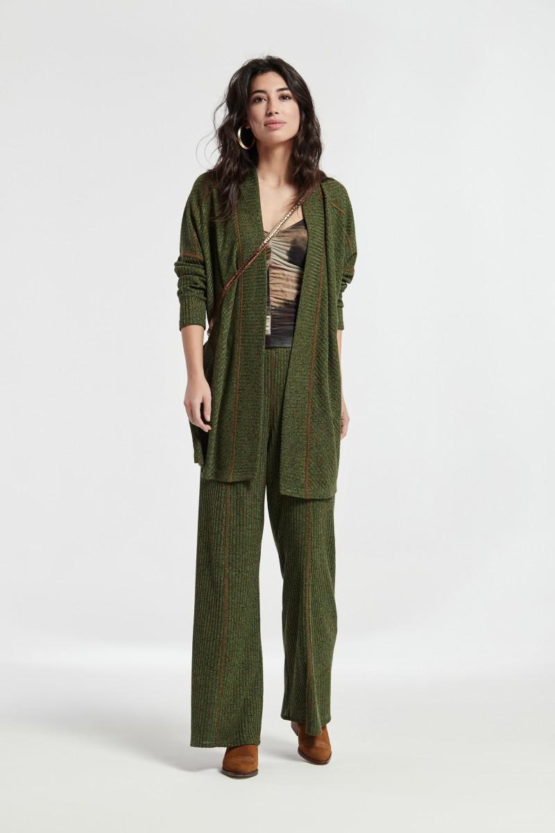 Oky Coky CHAQUETA AMPLIA PUNTO MISCA PUNTO LUREX MELANGE