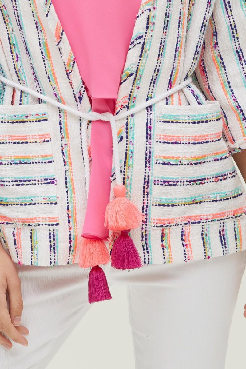 Oky Coky CHAQUETA MANGA TRES CUARTOS CHANEL MULTICOLOR