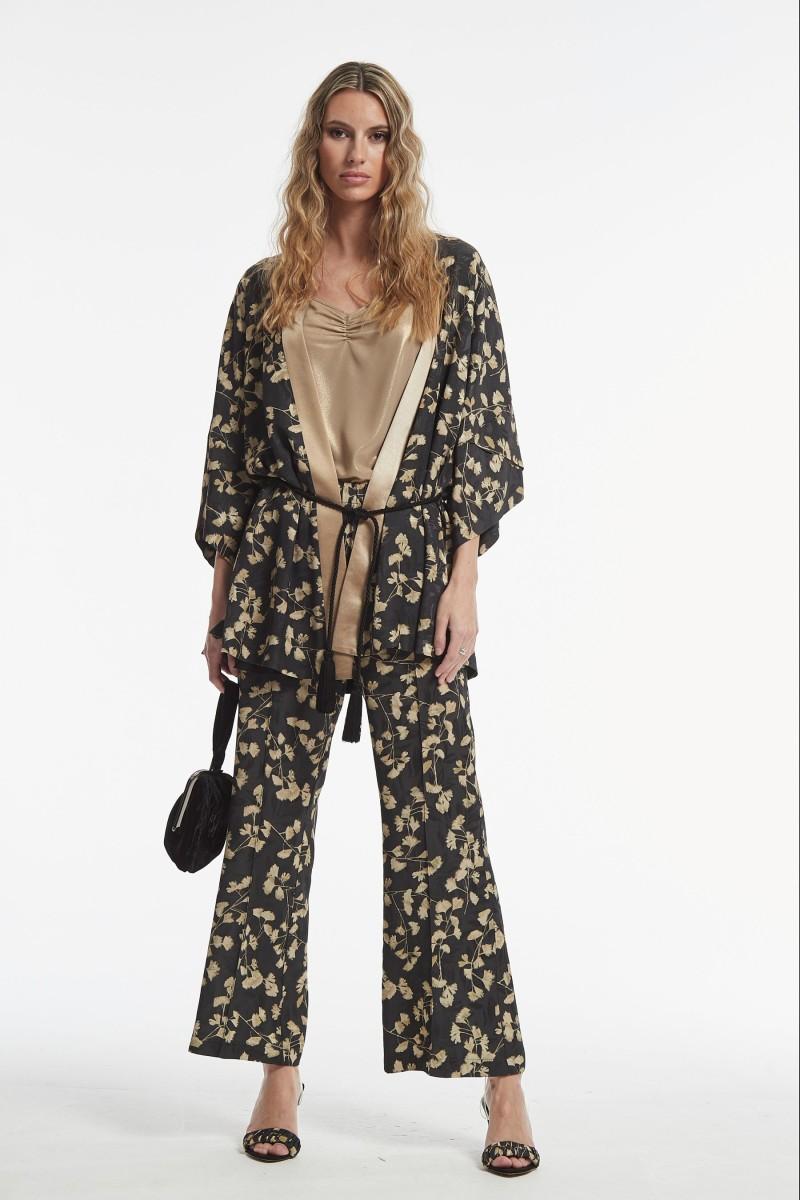 oky coky CHAQUETA POVEDA JACQUARD ECOVERO ESTAMPADO