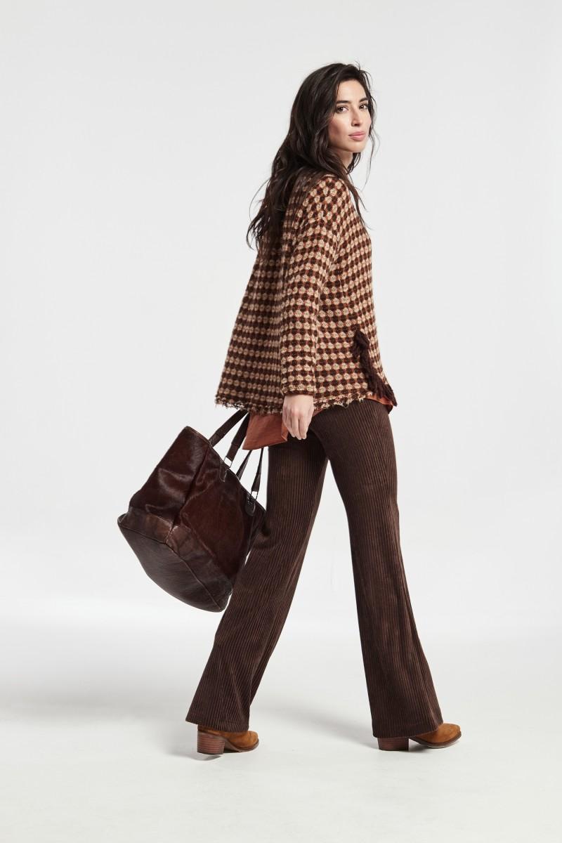 Oky Coky JERSEY HACIN CON FLECO PUNTO TRICOT TRICOLOR