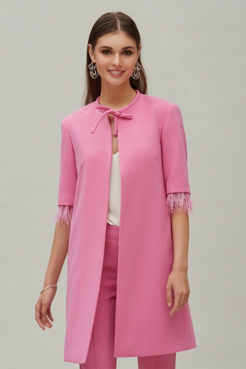 oky coky ABRIGO CORDÓN CUELLO PLANA STRETCH