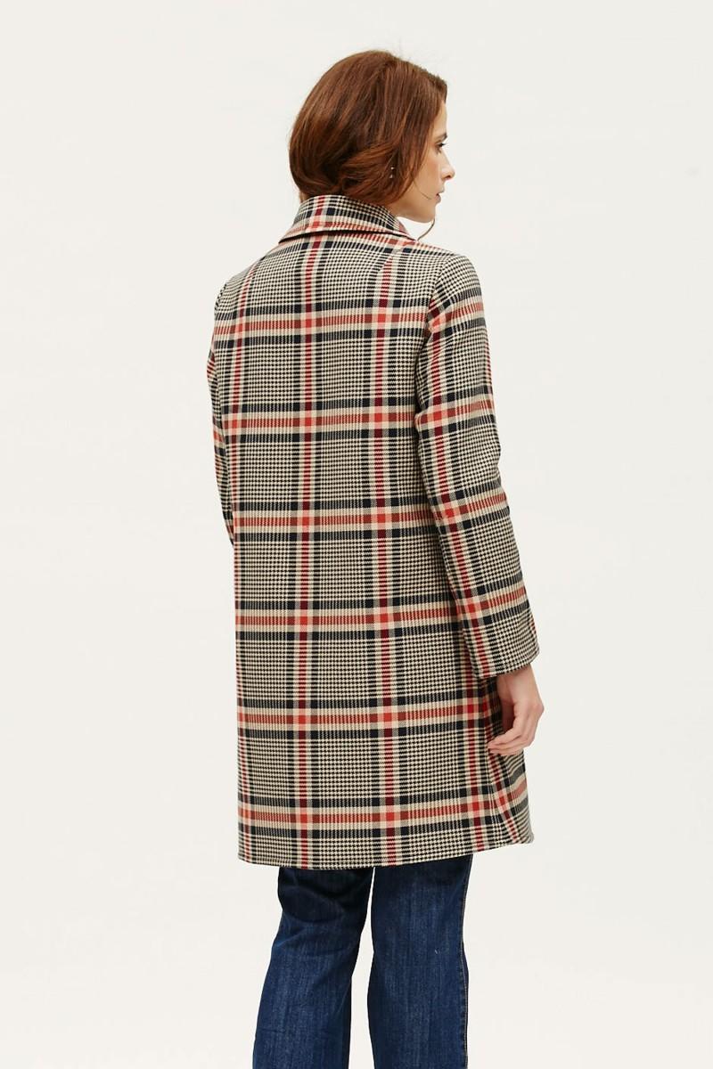 Oky Coky ABRIGO CREMALLERA-CUADROS LANA