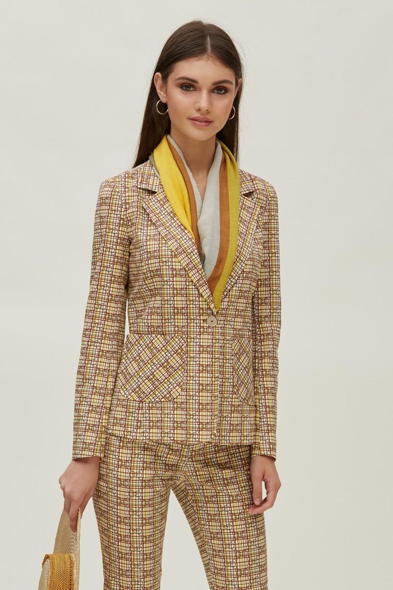 oky coky AMERICANA PIQUÉ ESTAMPADO EXCLUSIVO