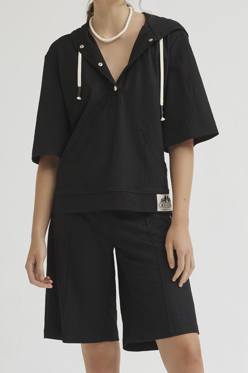 oky coky BERMUDA ELÁSTICO CINTURA PUNTO GRANITO