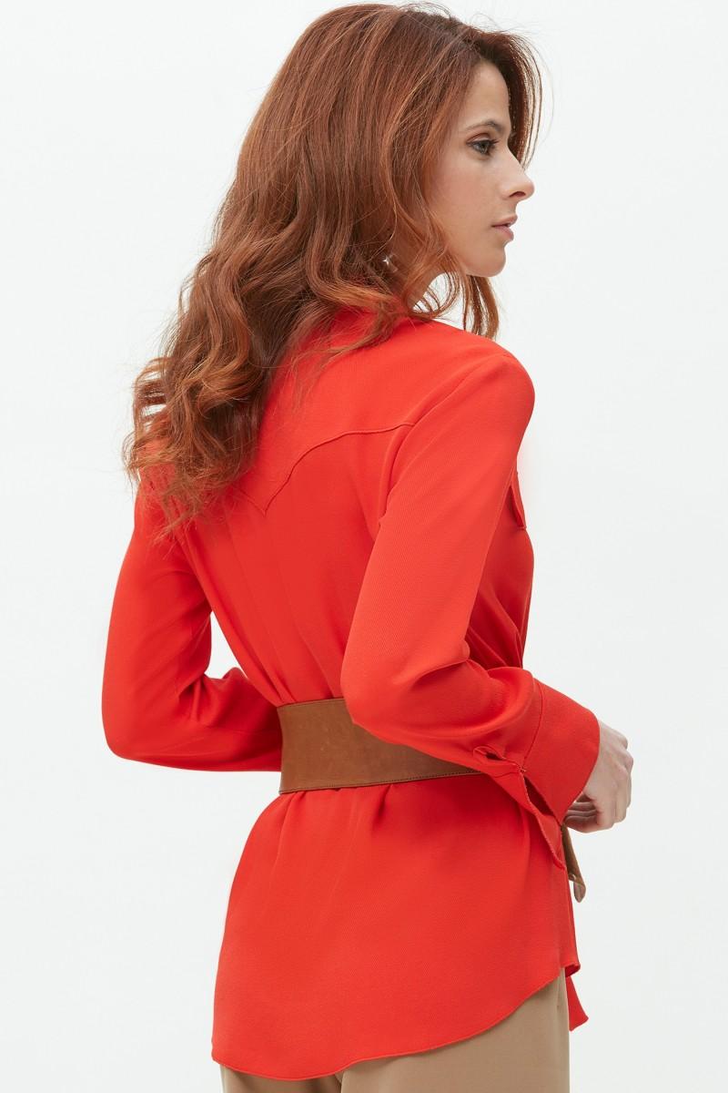 Oky Coky BLUSA CORDÓN ESCOTE EN CREPÉ VISCOSA