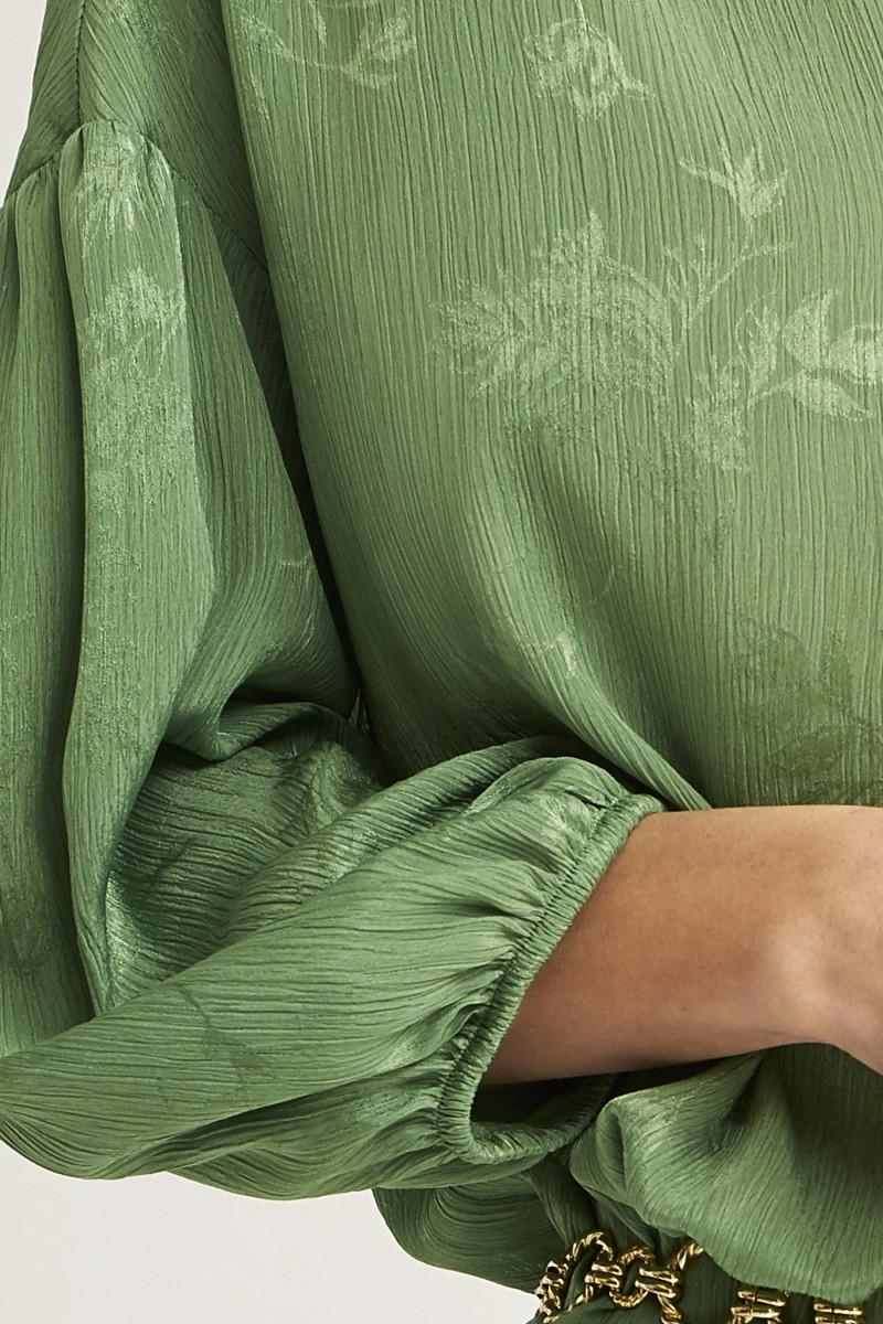 Oky Coky BLUSA LAZOS GASA JACQUARD