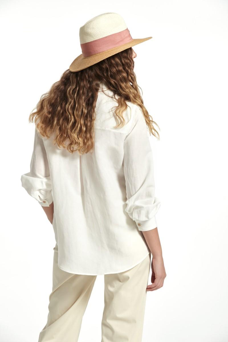 Oky Coky BLUSA SAMOA LINO CON TEXTURA