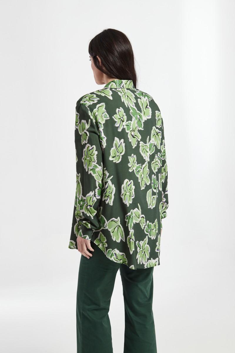 Oky Coky CAMISA AMPLIA ESTAMPADO FLOR