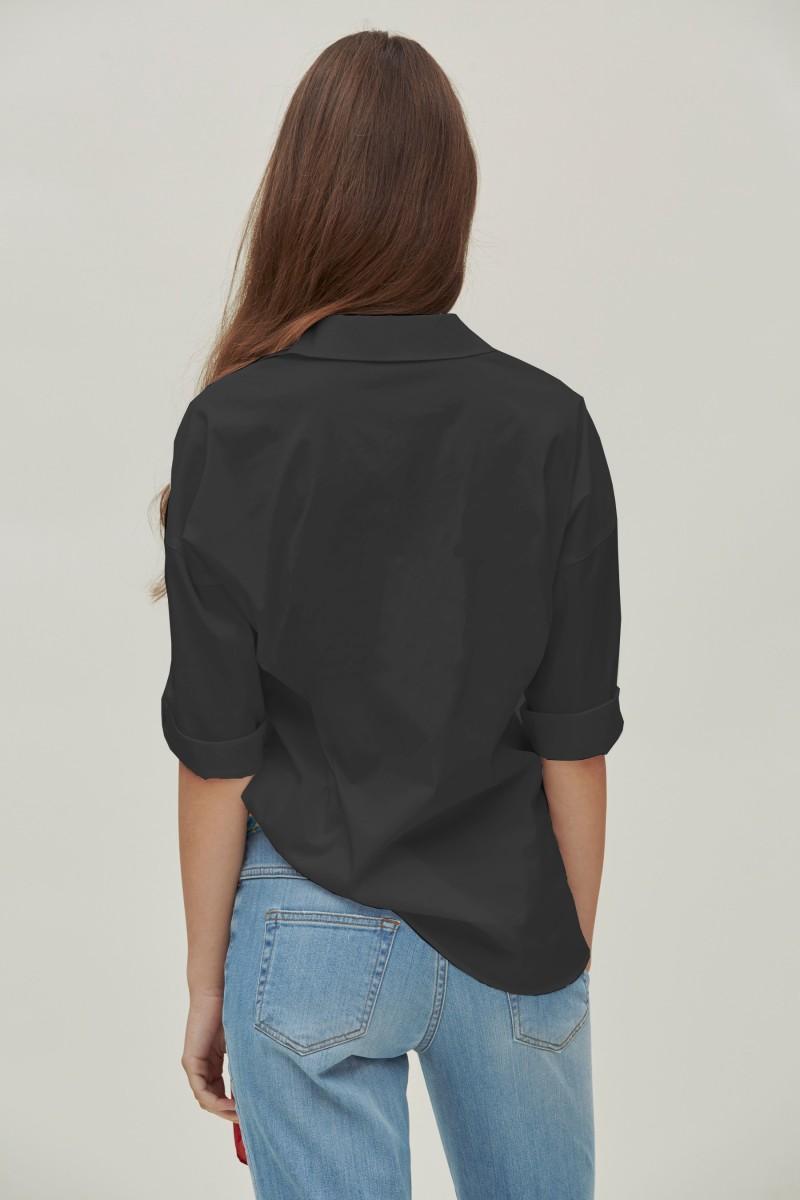 Oky Coky CAMISA BASICA EN POPELÍN STRETCH