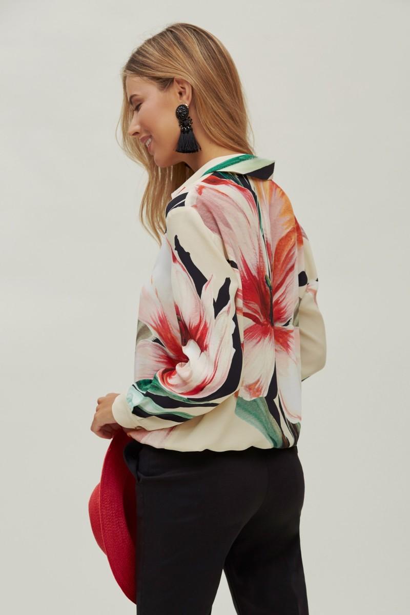 Oky Coky CAMISA CORDÓN ESTAMPADO POSICIONAL