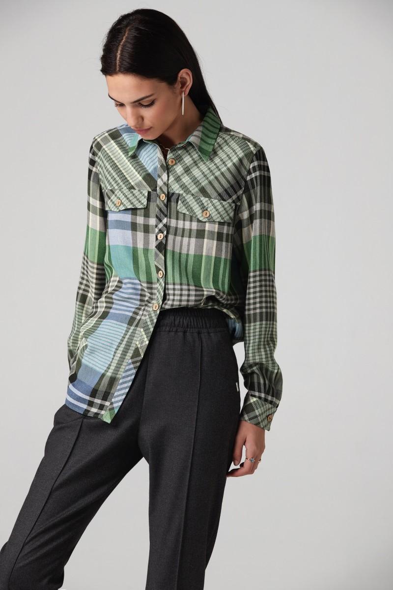 oky coky CAMISA ELDIS CUADROS MULTICOLOR