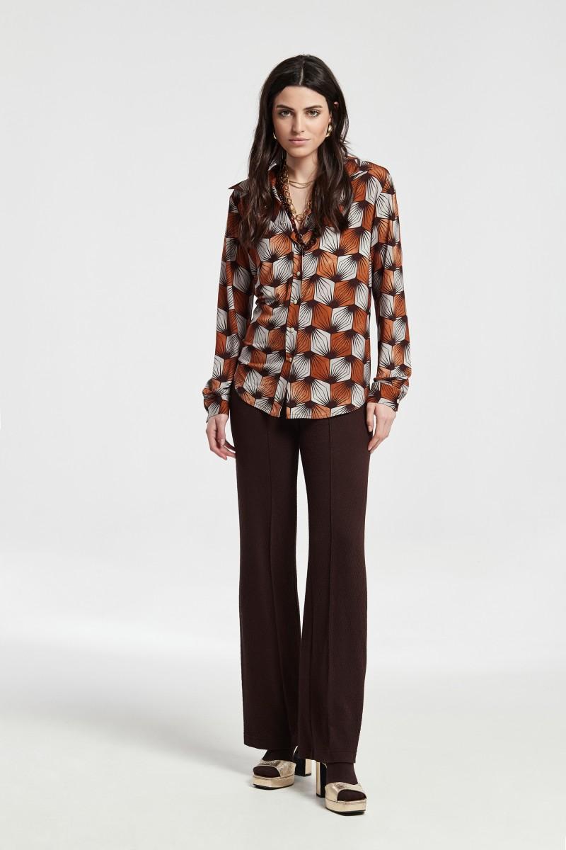 Oky Coky CAMISA ENTALLADA ESTAMPADO