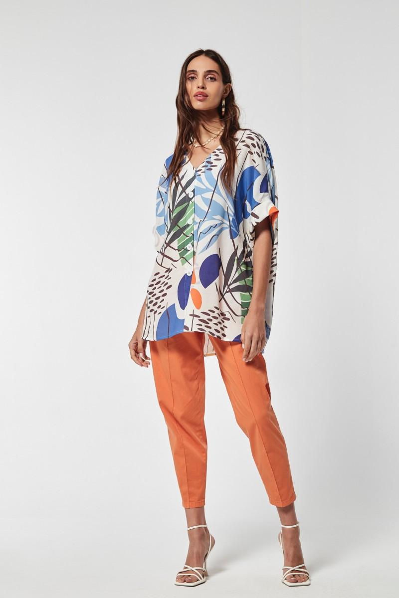 Oky Coky CAMISA FALDER CREP MARROCAINE