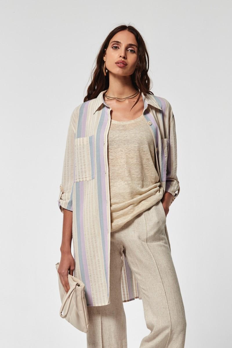 oky coky CAMISA GORBAL ALGODON ECO RAYAS