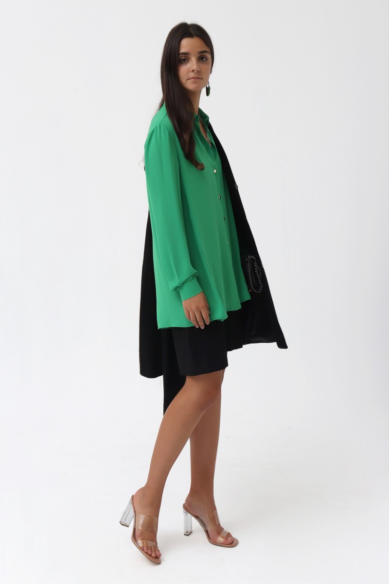 Oky Coky CAMISA LARGA DE GASA ABERTURAS