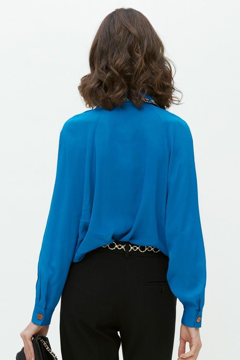 Oky Coky CAMISA MANGA RANGLÁN EN CREPÉ VISCOSA