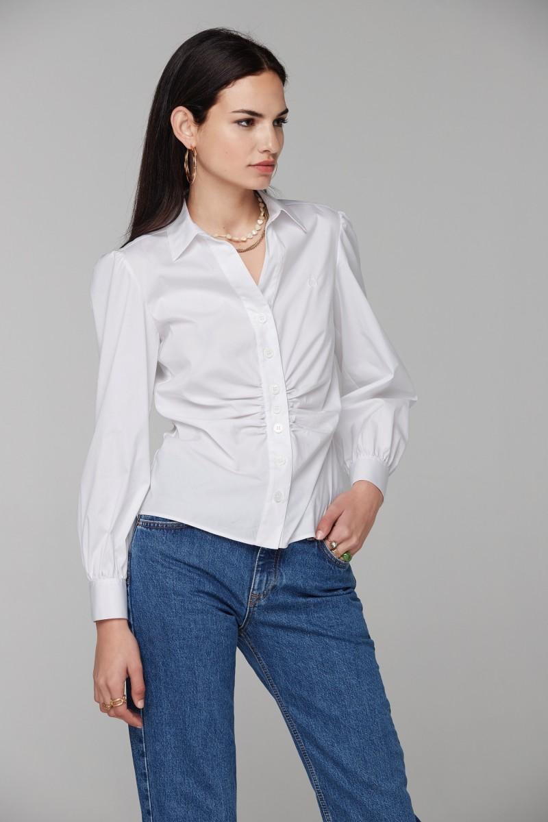 Oky Coky CAMISA MUSTA POPELÍN STRETCH