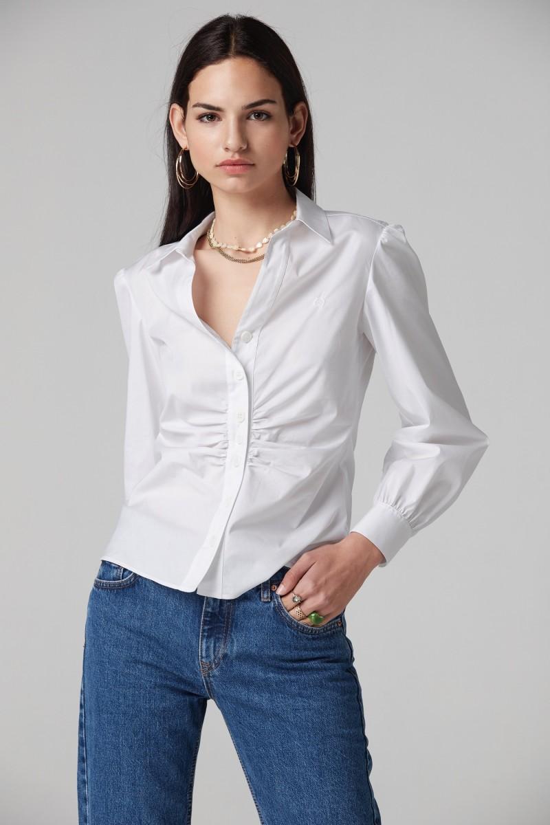 oky coky CAMISA MUSTA POPELÍN STRETCH