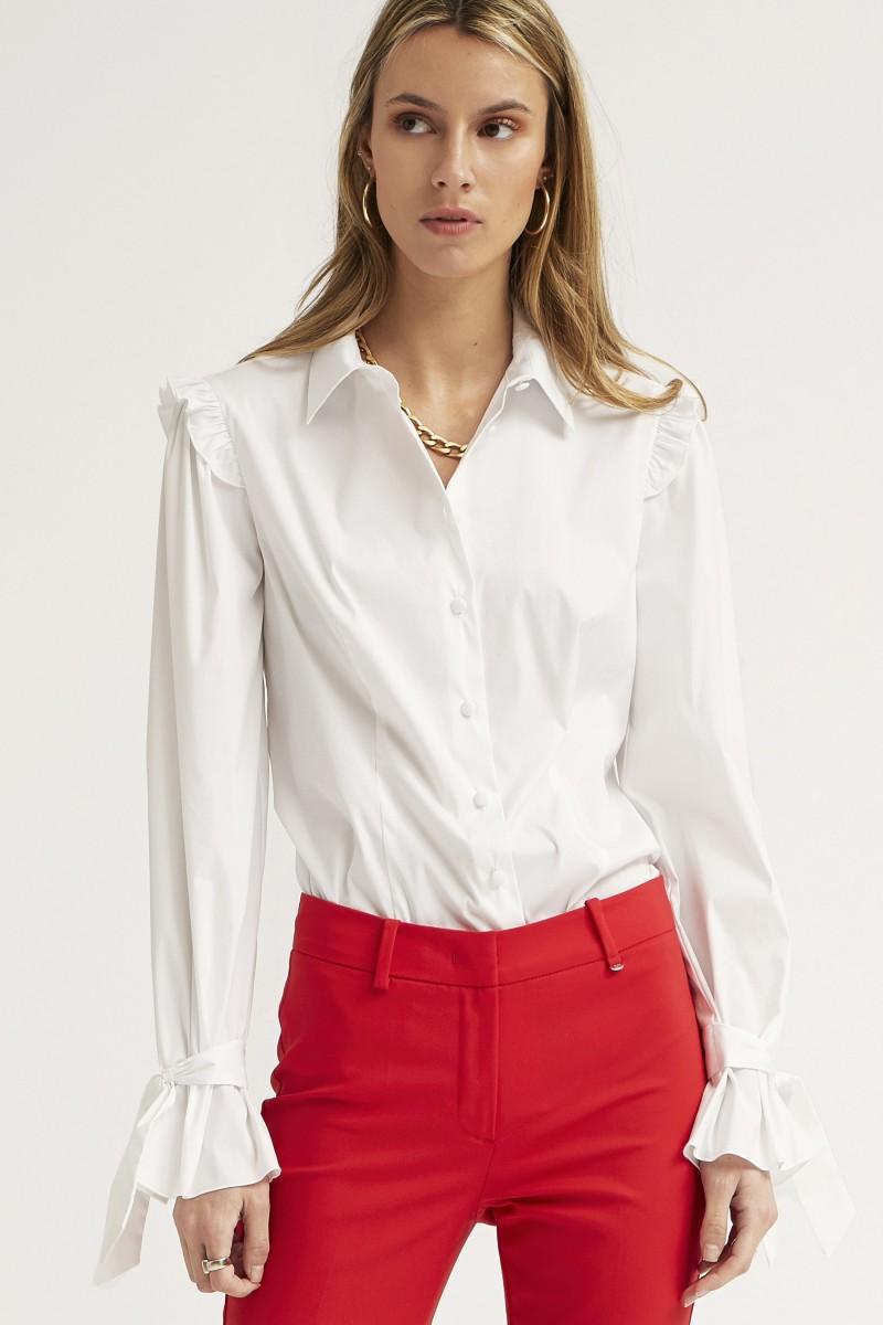 oky coky CAMISA PUÑOS FRUNCIDOS POPELIN STRETCH