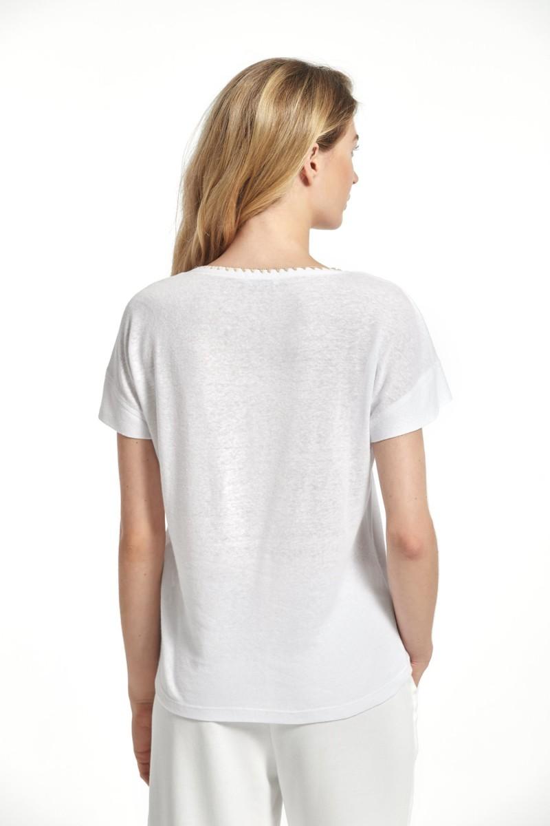 Oky Coky CAMISETA ASCER PUNTO DE LINO RUSTICO