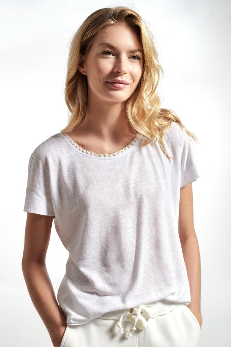 oky coky CAMISETA ASCER PUNTO DE LINO RUSTICO