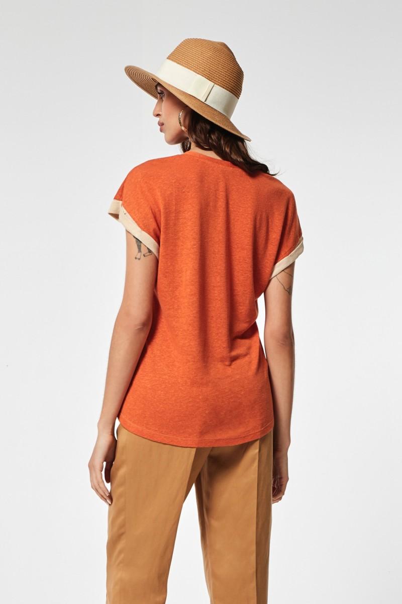 Oky Coky CAMISETA BANKIL PUNTO LINO RUSTICO