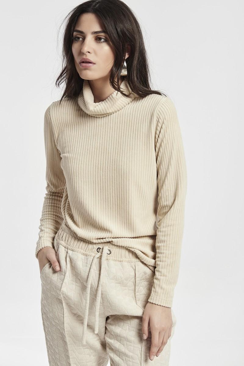 oky coky CAMISETA CUELLO ALTO PUOS PANA DE PUNTO