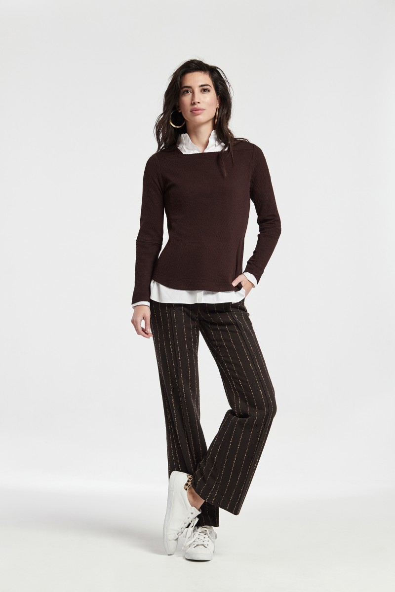 Oky Coky CAMISETA ESCOTE RECTO JACQUARD PUNTO