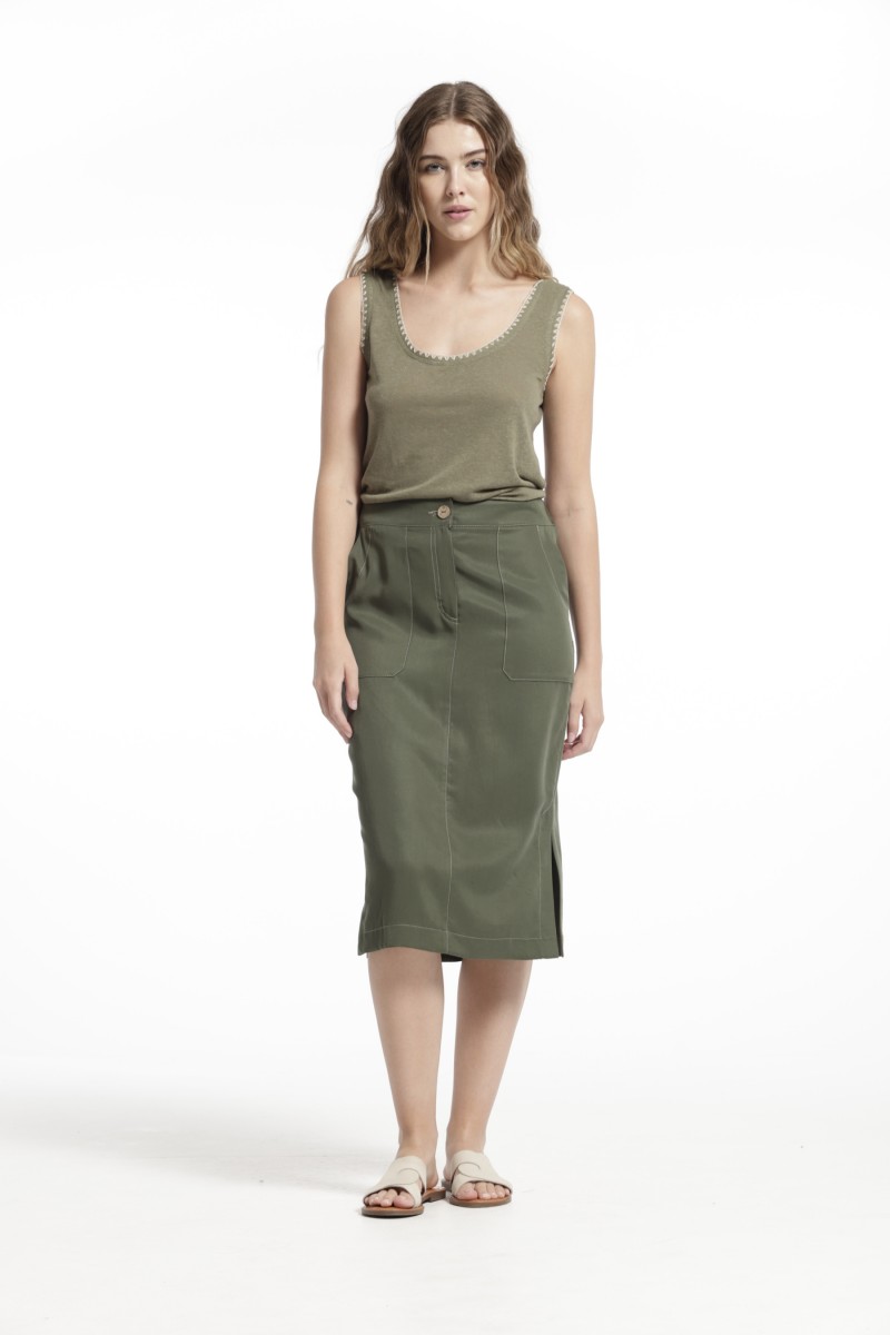 Oky Coky CAMISETA INTON PUNTO DE LINO RUSTICO