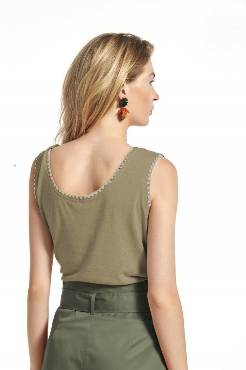 Oky Coky CAMISETA INTON PUNTO DE LINO RUSTICO