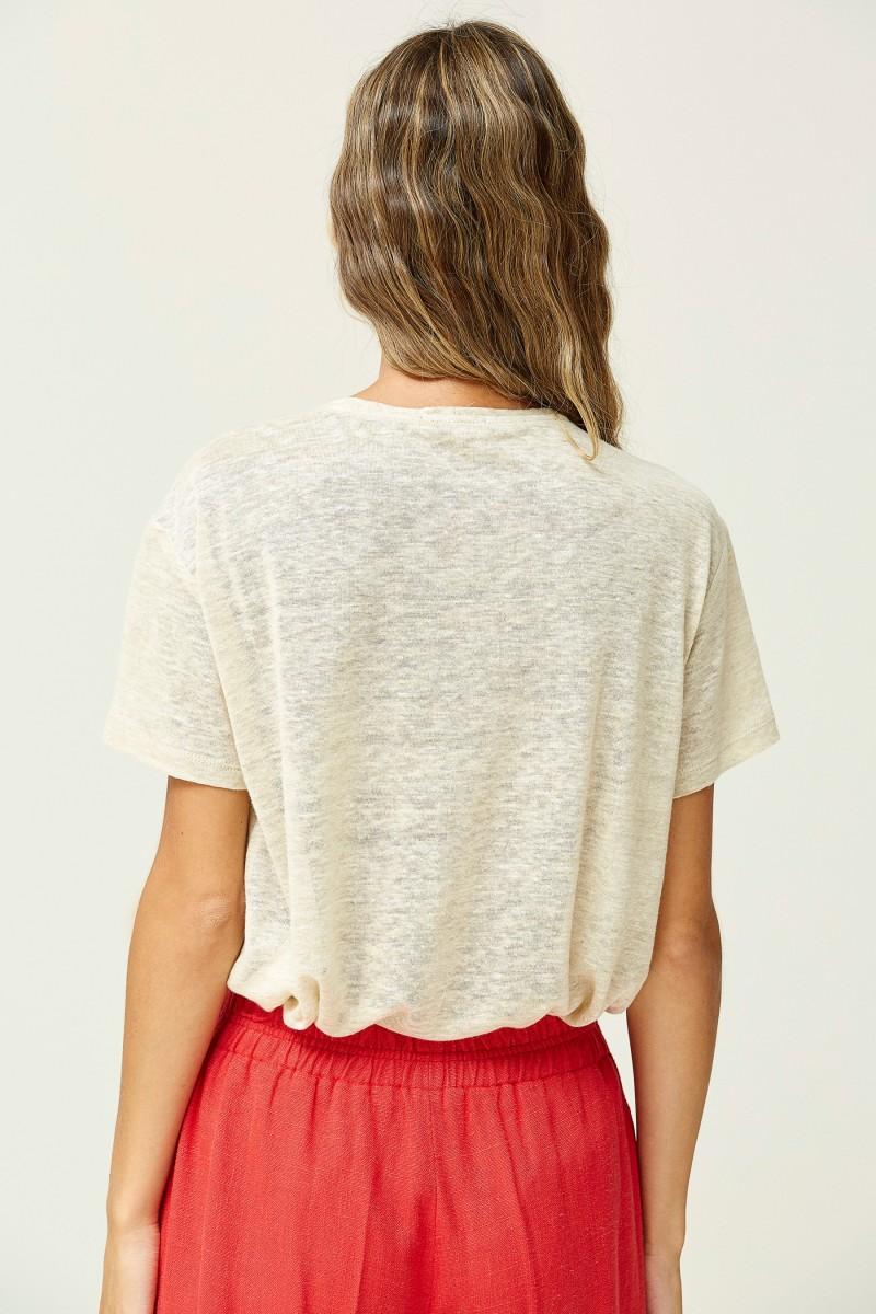 Oky Coky CAMISETA NUDOS LINO