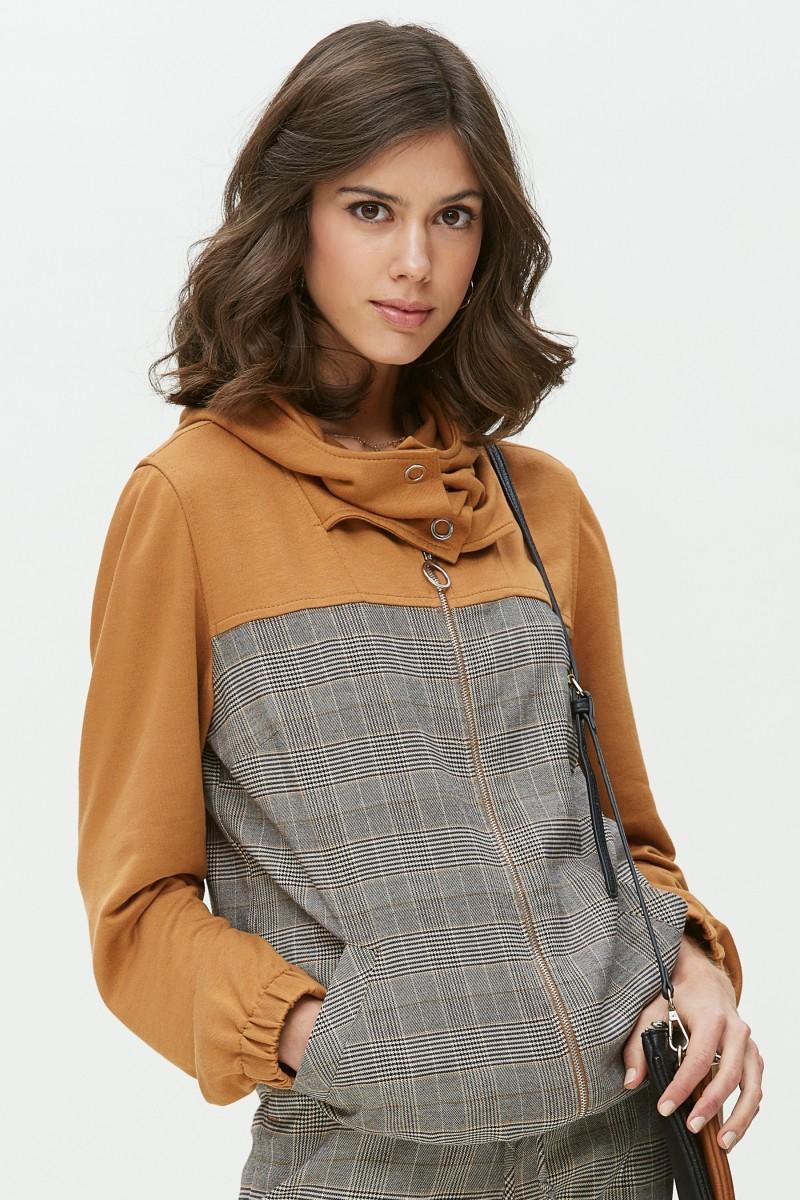 oky coky CAZADORA CAPUCHA-CUADRO