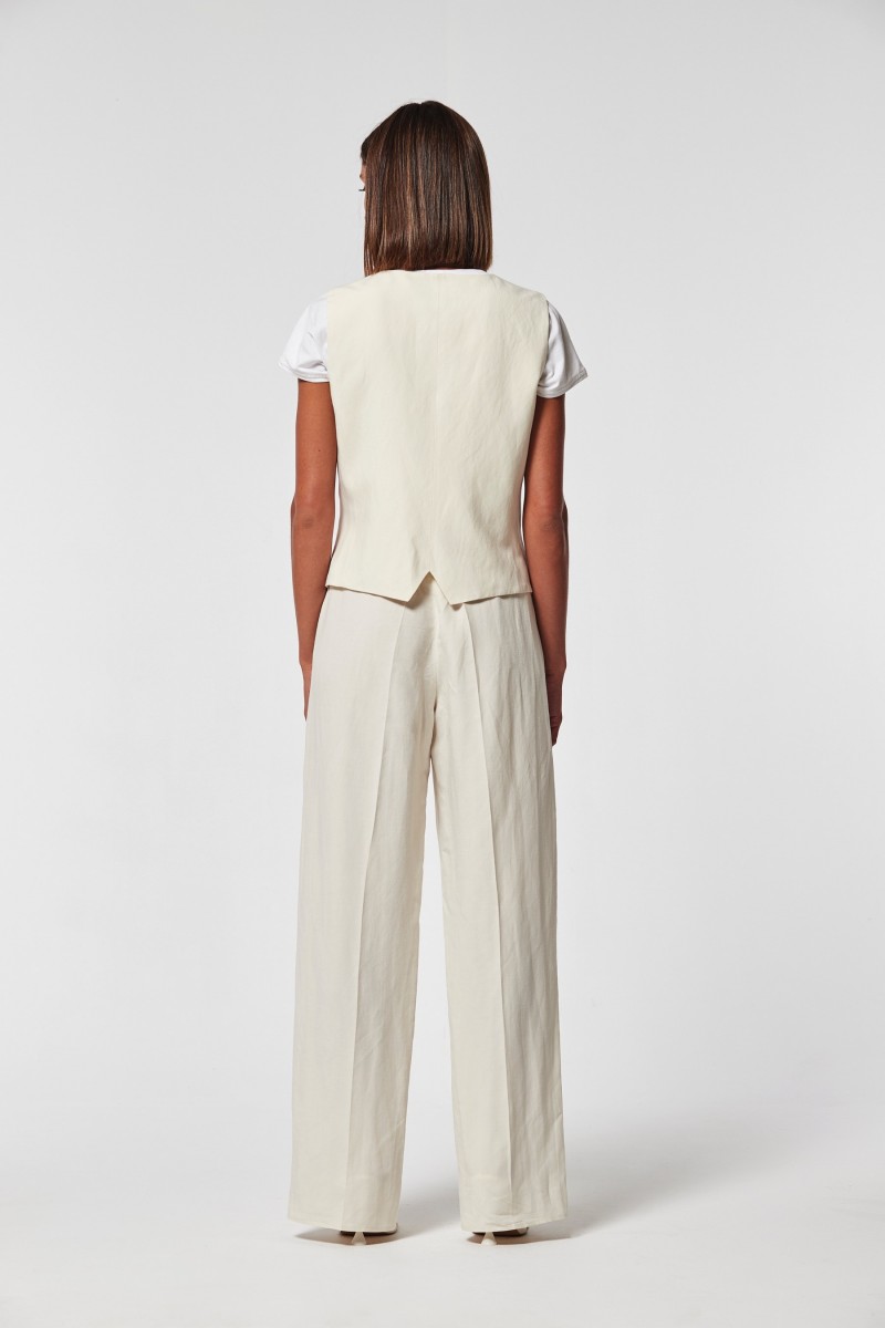 Oky Coky CHALECO CHOPO VISCOSA LINO