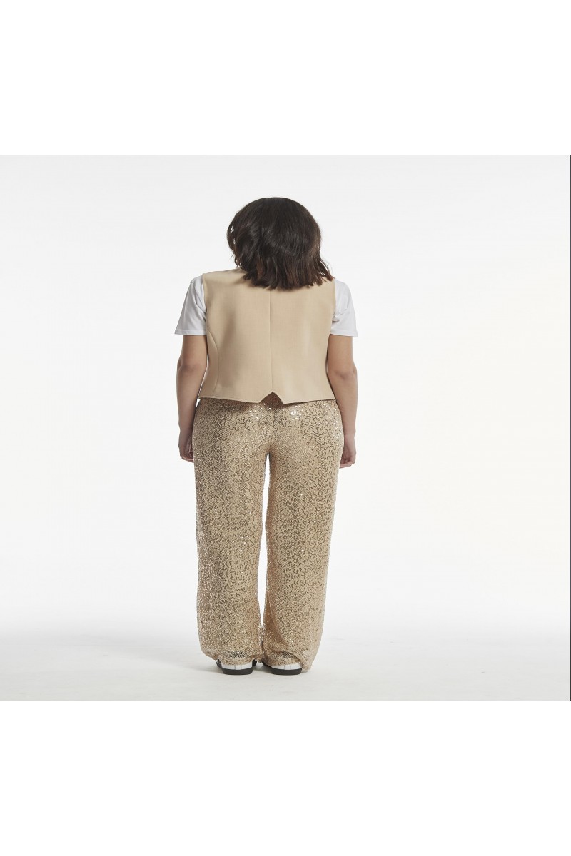 Oky Coky CHALECO CHOPO VISCOSA MELANGE