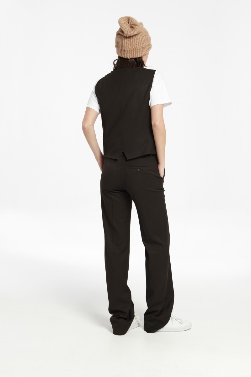 Oky Coky CHALECO SASTRE CORTO PLANA MELANGE