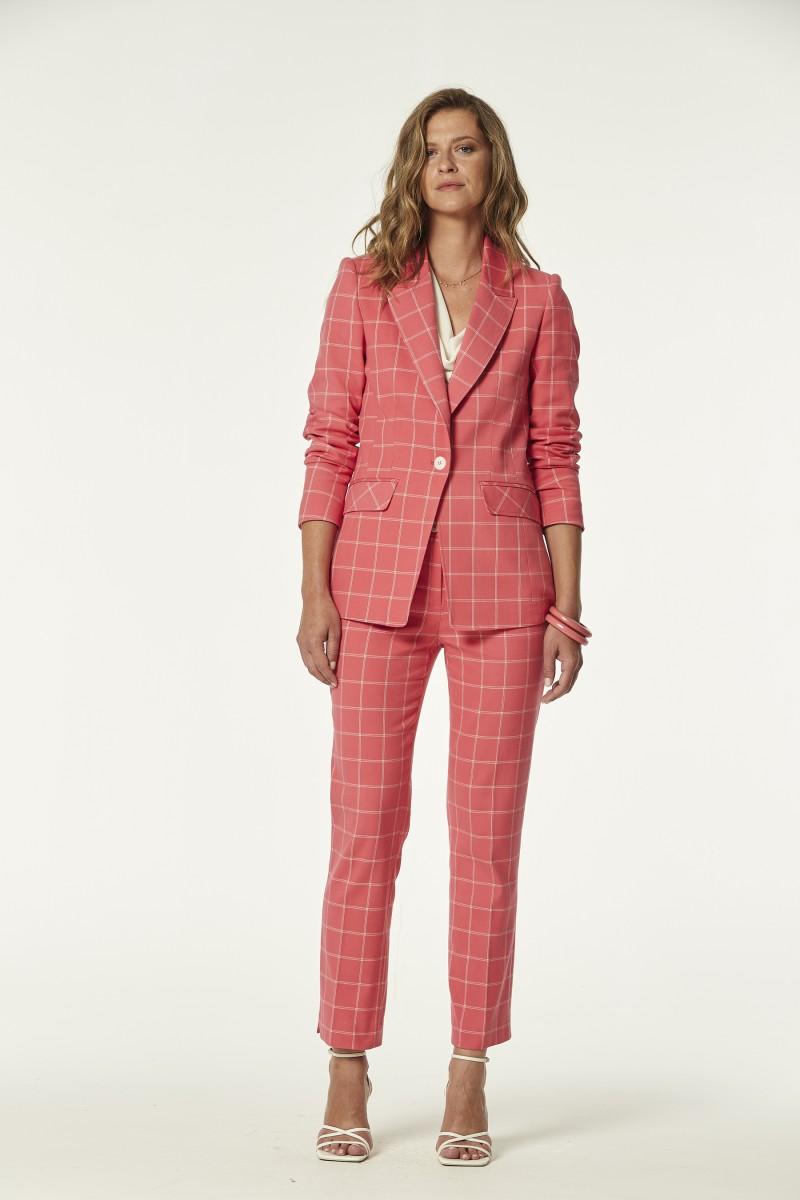 oky coky CHAQUETA BADON CUADRO BICOLOR