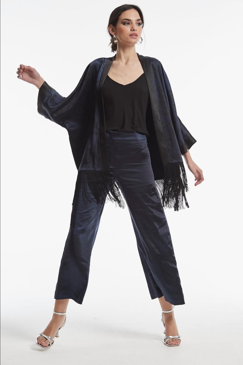 oky coky CHAQUETA CURUK SATEN ESTAMPADO