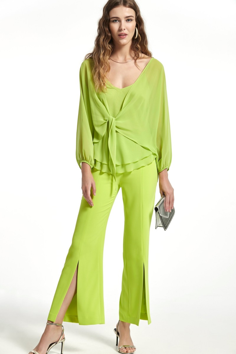 Oky Coky CHAQUETA ESCUAL GASA GEORGETTE