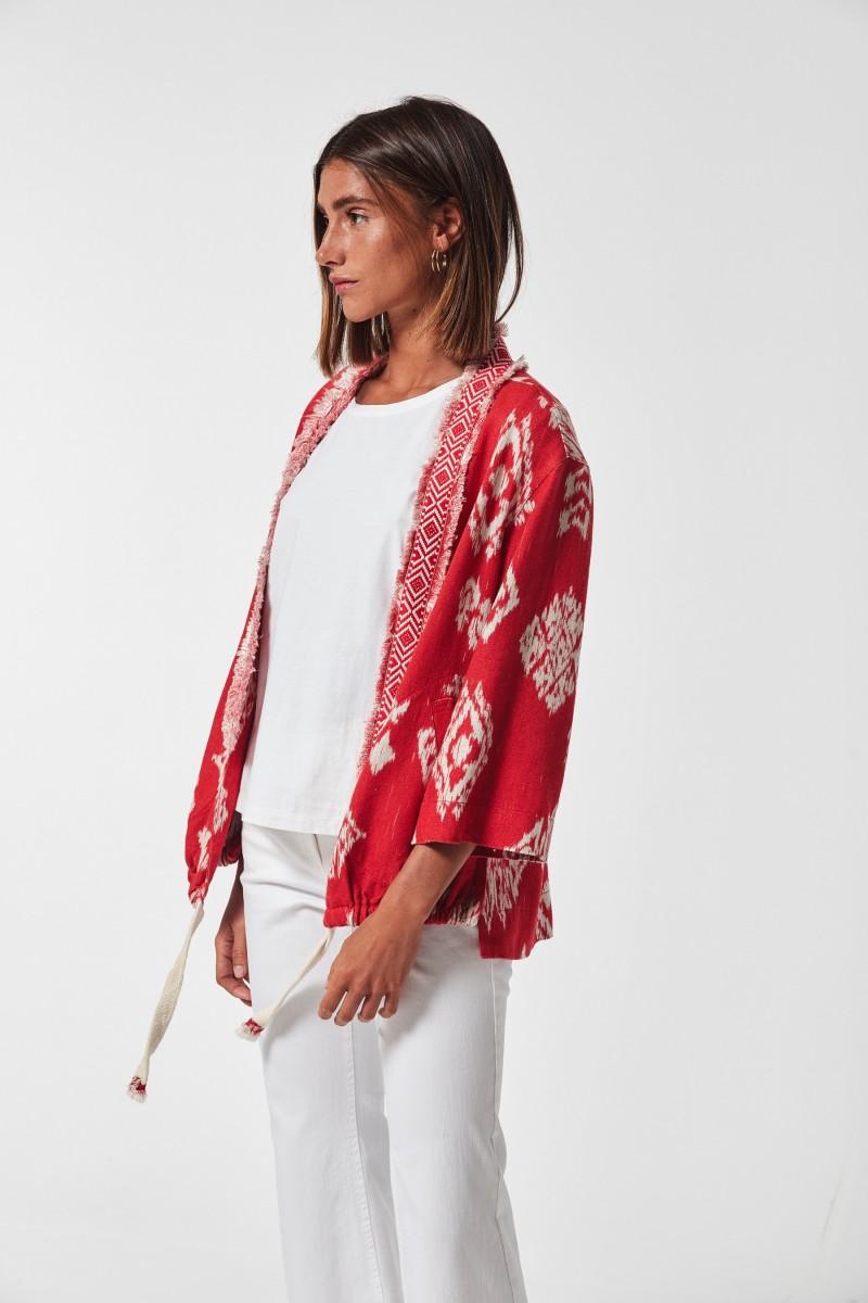 Oky Coky CHAQUETA FALAR LINO ETNICO