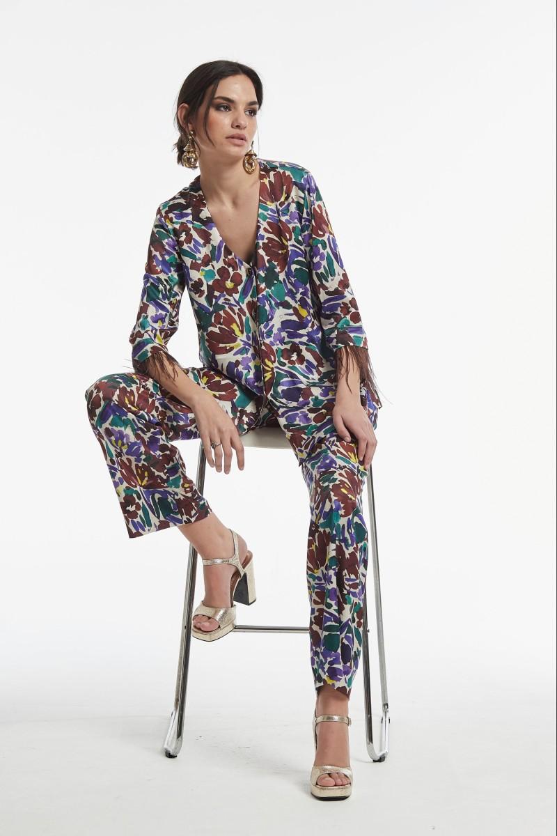 oky coky CHAQUETA ROZEN VISCOSA ESTAMPADO FLORAL