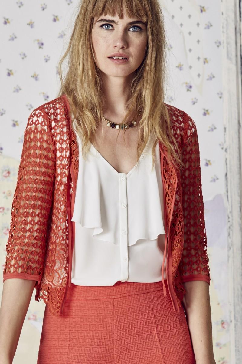 oky coky CHAQUETA SODA ENCAJE ALGODON