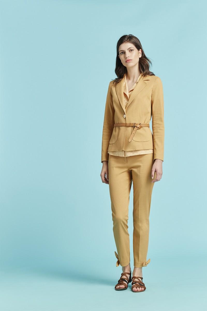 oky coky CHAQUETA TRAJE LILIT PIQUÉ