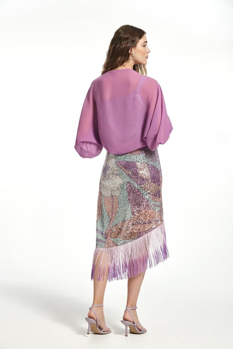 Oky Coky CHAQUETA TULE GASA CHIFFON